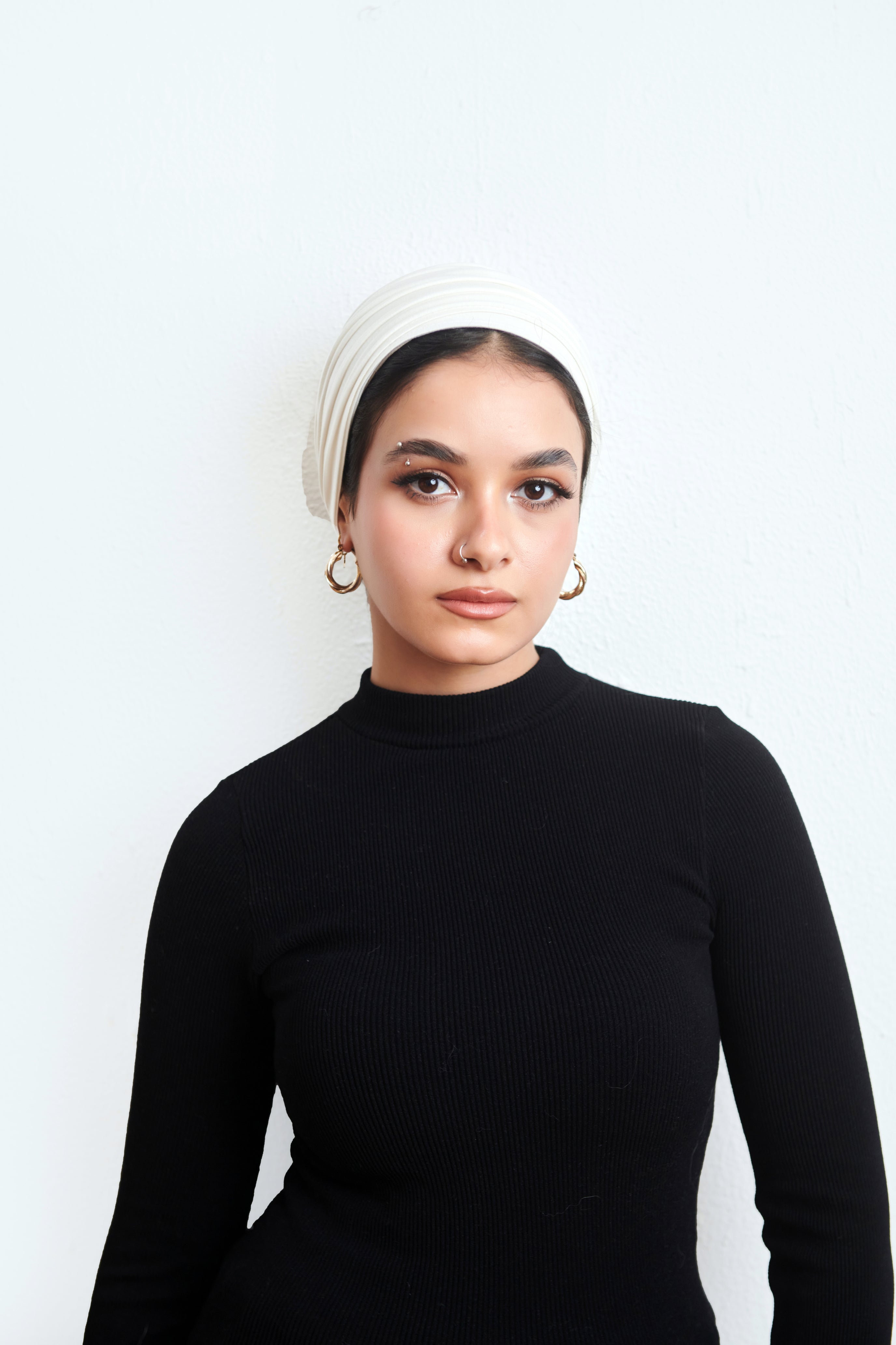 Off-White Lyocell Turban