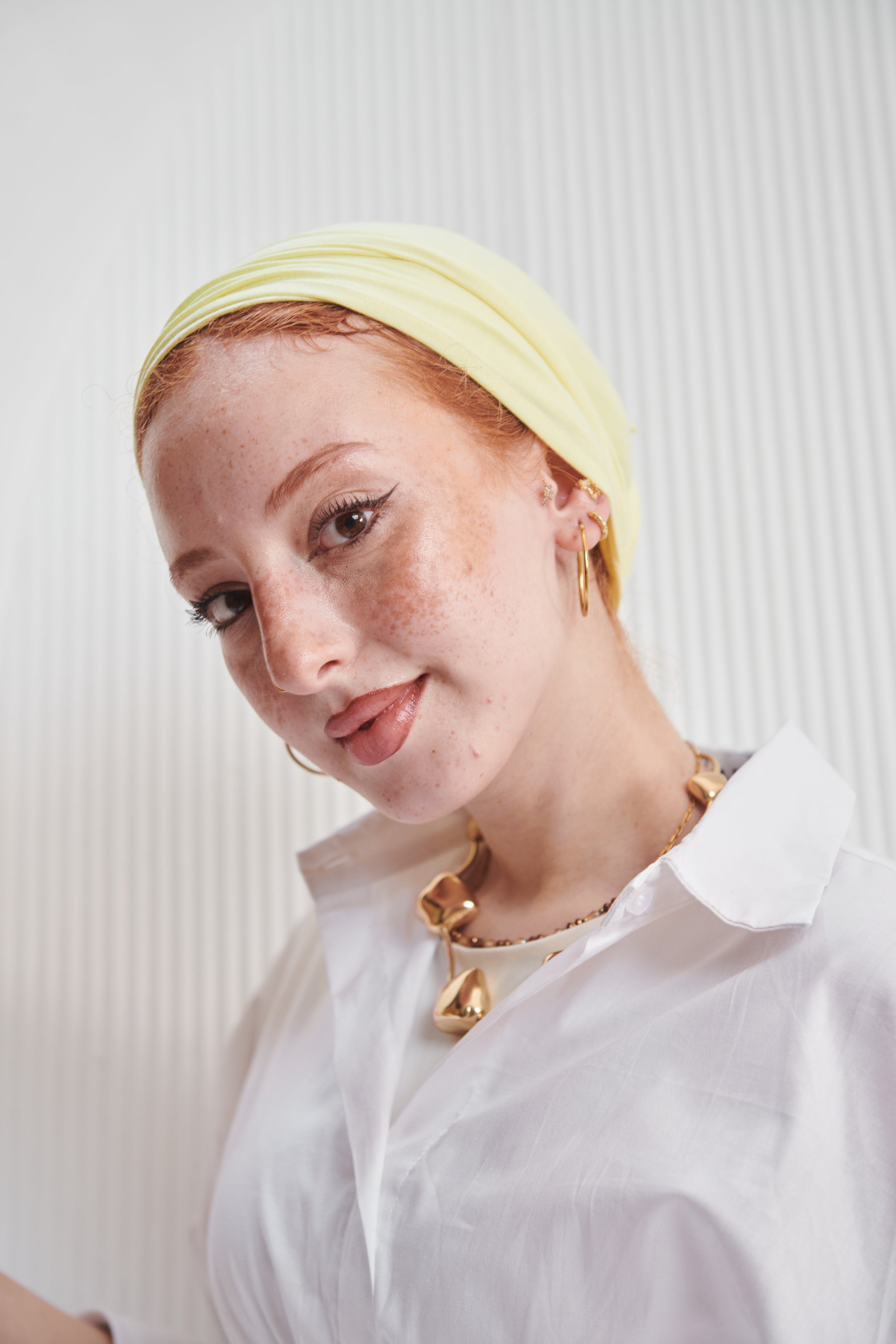 Butter Yellow Lyocell Turban