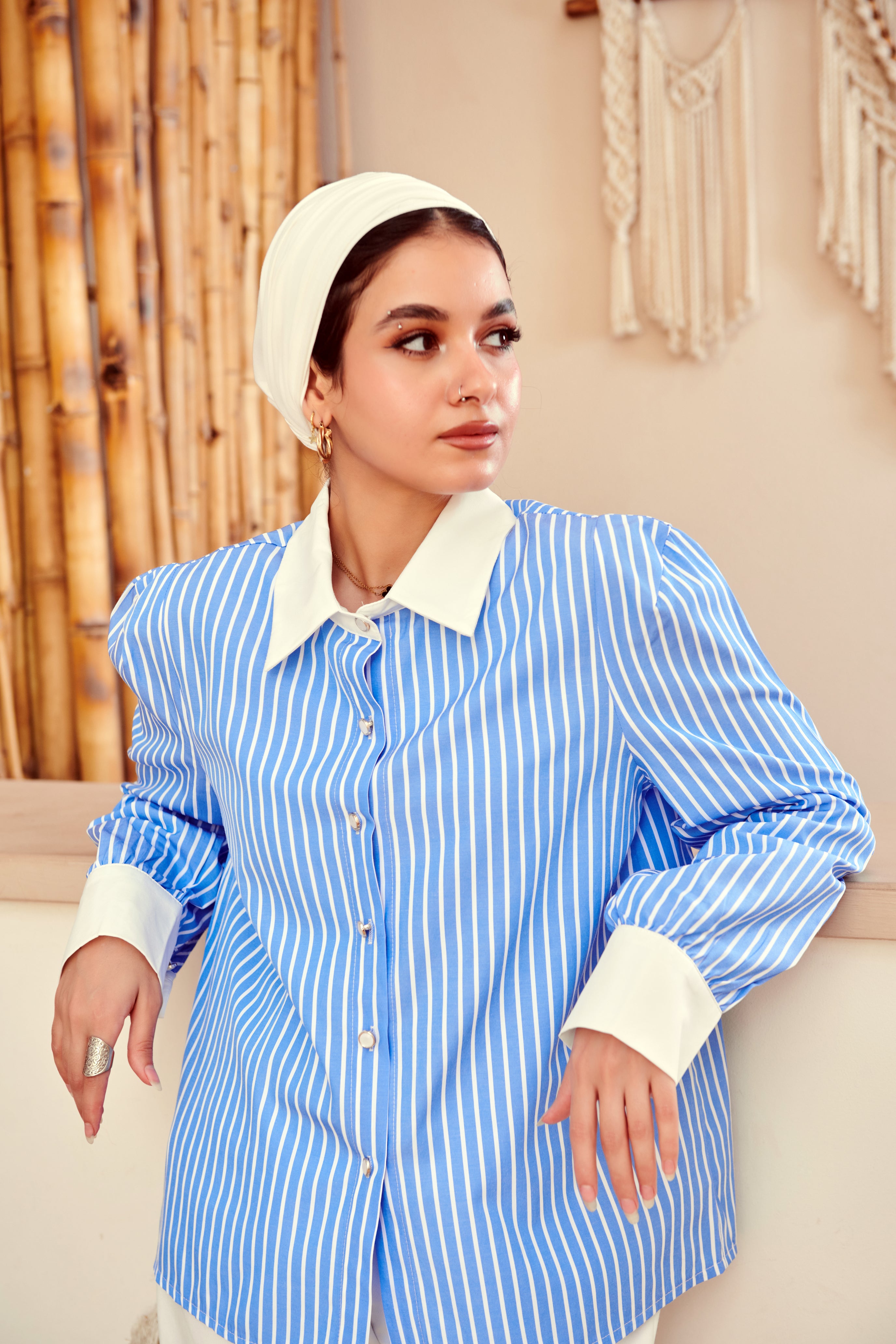 Off-White Lyocell Turban